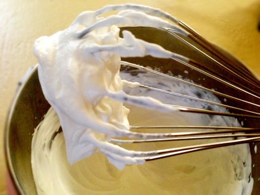 The whisk attachment whipped up fresh-whipped cream in a breeze.