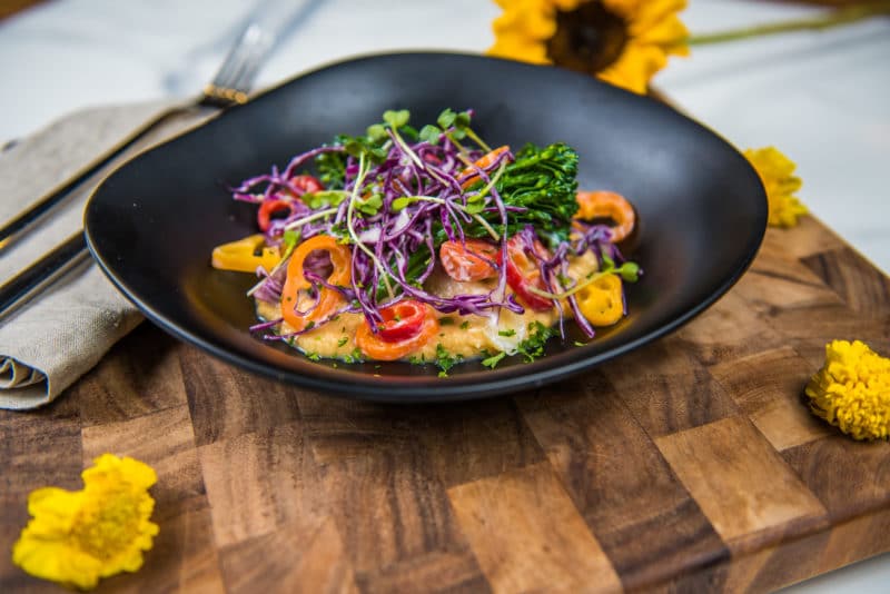 Farm & Craft protein hummus salad