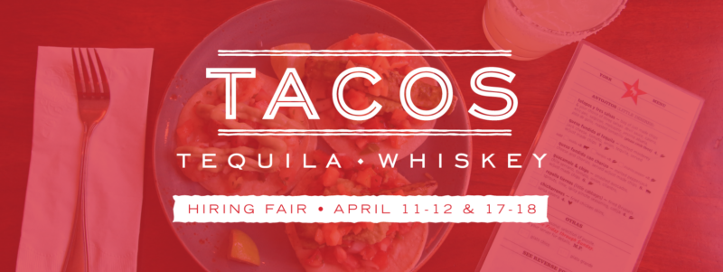 Tacos Tequila Whiskey Hiring Fair