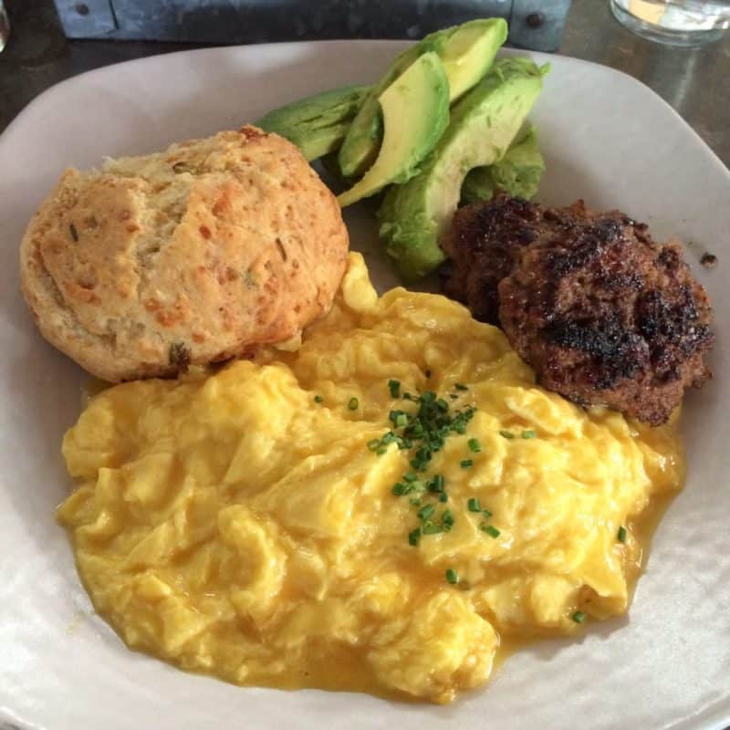 Cheeky's scrambled eggs