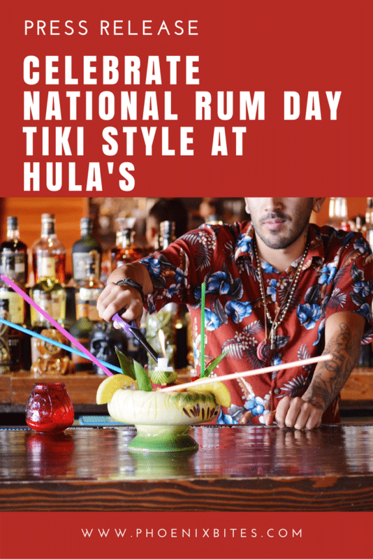 Celebrate National Rum Day Tiki Style at Hula's