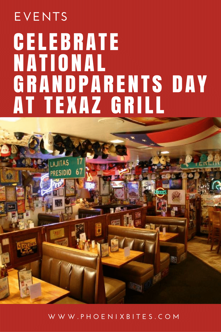 Celebrate National Grandparents Day at TEXAZ Grill