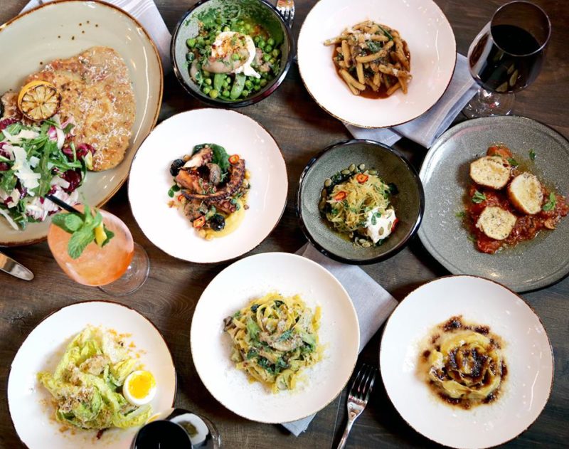 Mora Italian's pasta options