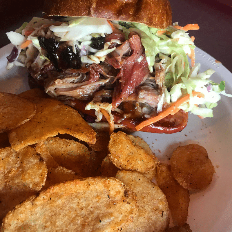 051218 trapp haus bbq sandwich combo