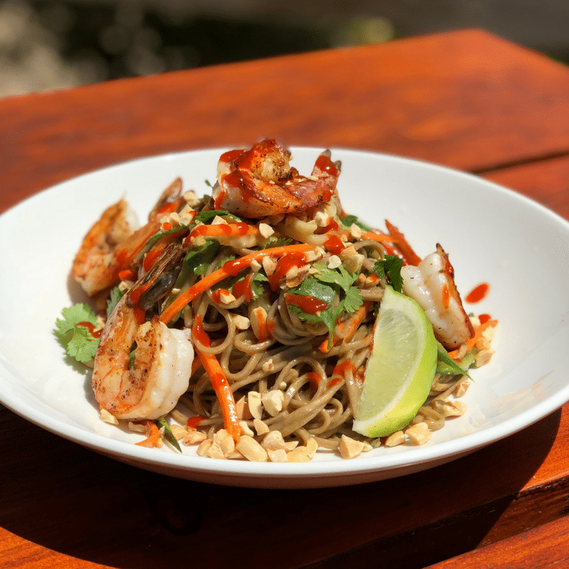 Salty Sow Summer Menu: Cold Soba Noodle Salad