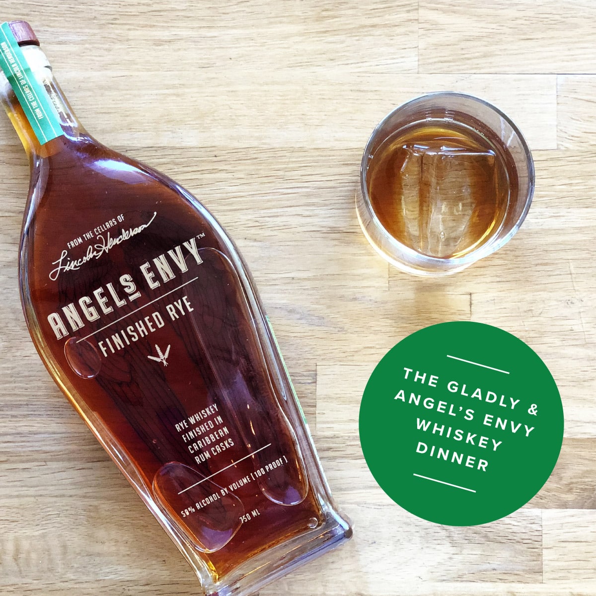 The Gladly's Angel Envy Whiskey Dinner