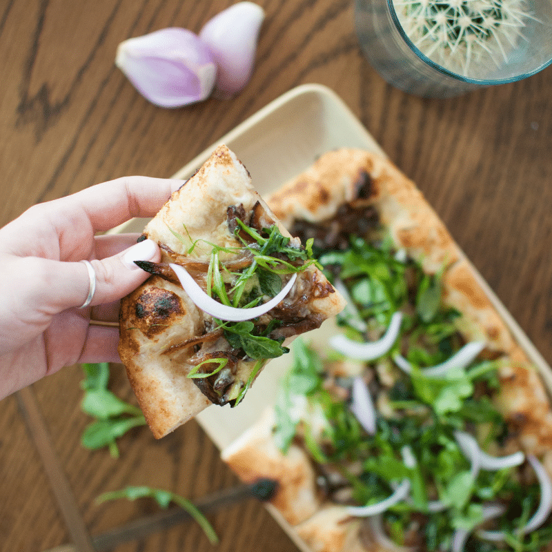 093018 Hearth 61 Shiitake mushroom flatbread