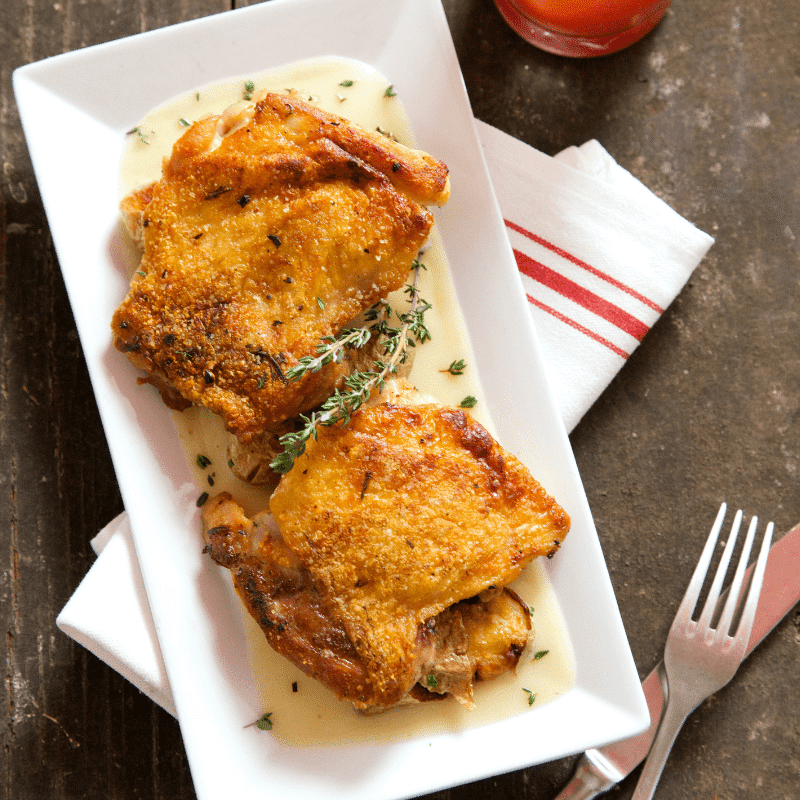 102518 Salty Sow Crisp Chicken Thighs