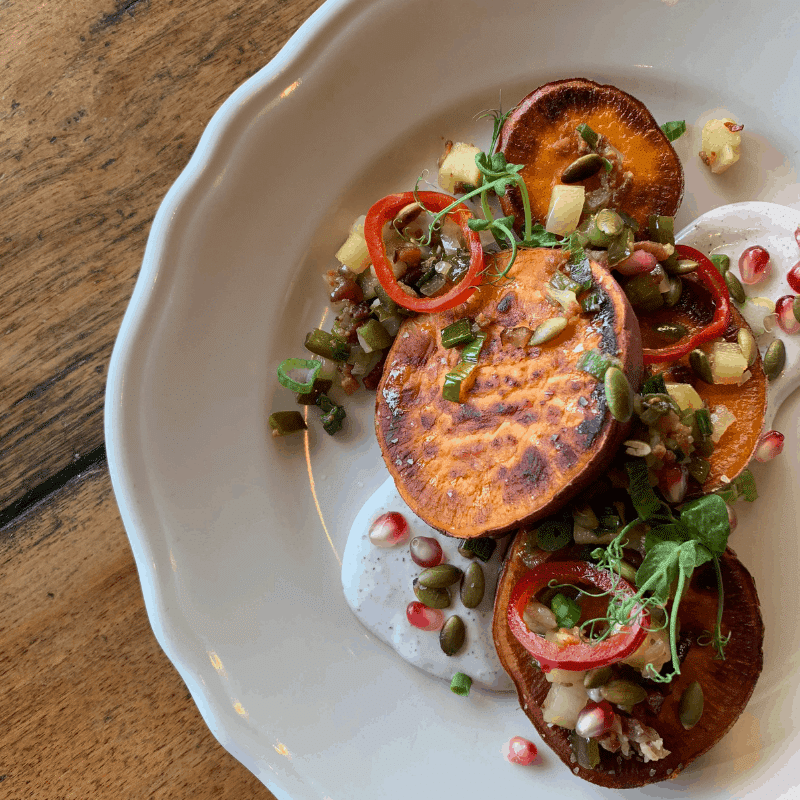 Southern Rail Roasted Sweet Potatoes